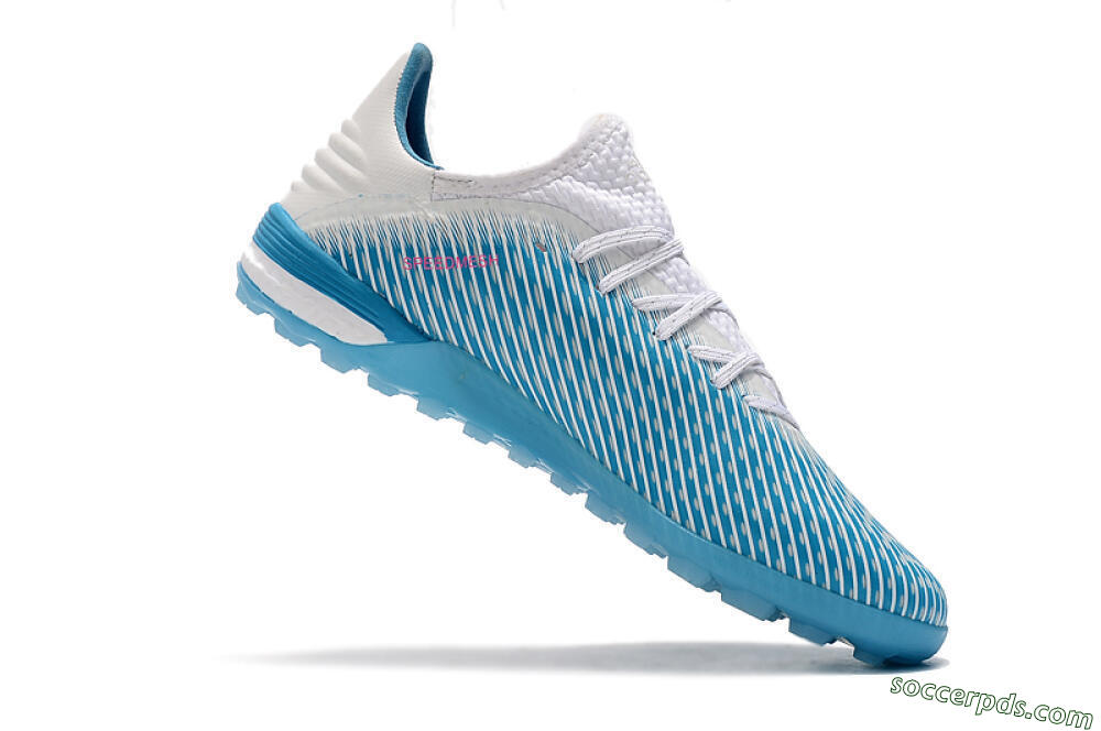 Adidas X 19.1 TF Low-Tops Football Shoes - Blue/Black/White 7
