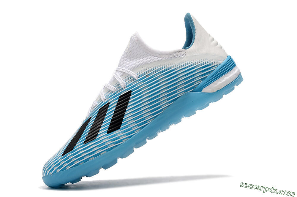 Adidas X 19.1 TF Low-Tops Football Shoes - Blue/Black/White 8