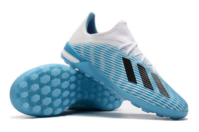 Adidas X 19.1 TF Low-Tops Football Shoes - Blue/Black/White