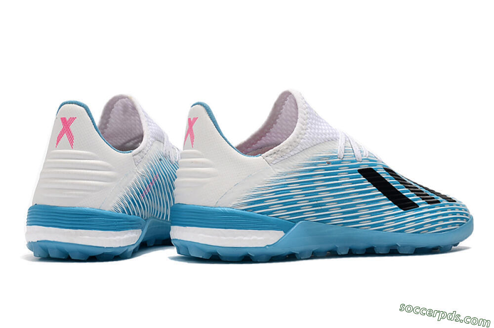Adidas X 19.1 TF Low-Tops Football Shoes - Blue/Black/White 9