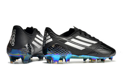 Adidas F50 Adizero Ghosted FG Low-Tops Football Boots - Black/White/Gold