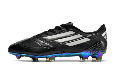 Adidas F50 Adizero Ghosted FG Low-Tops Football Boots - Black/White/Gold