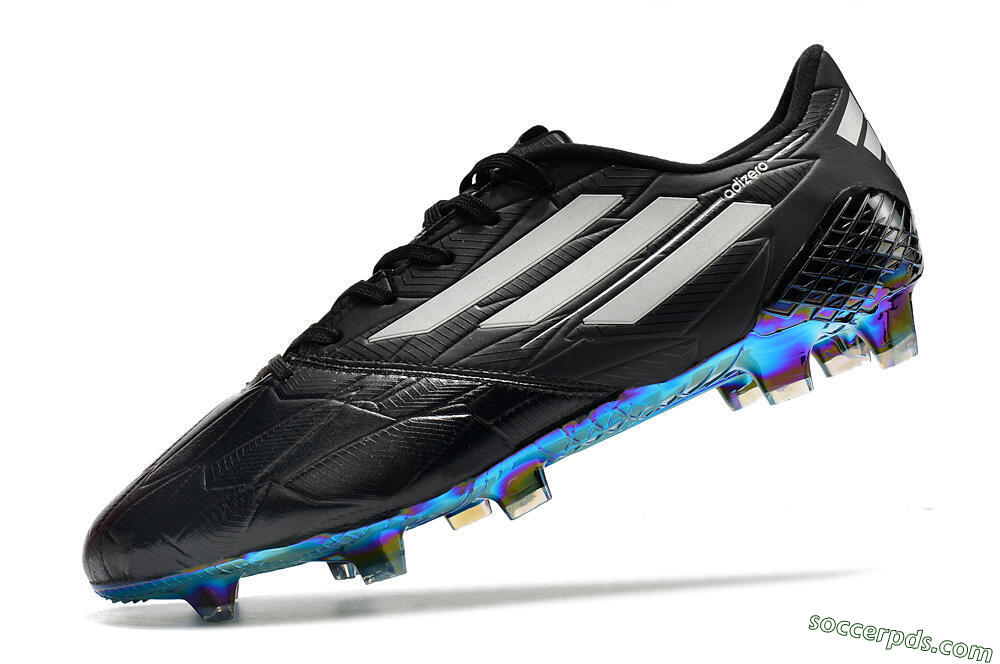 Adidas F50 Adizero Ghosted FG Low-Tops Football Boots - Black/White/Gold 5