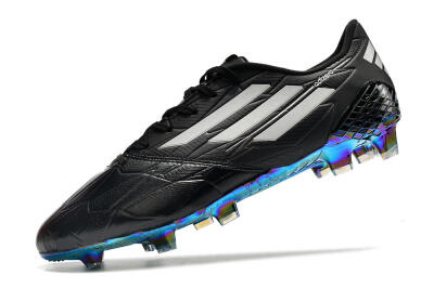 Adidas F50 Adizero Ghosted FG Low-Tops Football Boots - Black/White/Gold