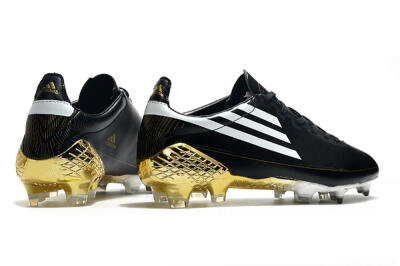 Adidas F50 Adizero Ghosted FG Low-Tops Football Boots - Black/White/Gold