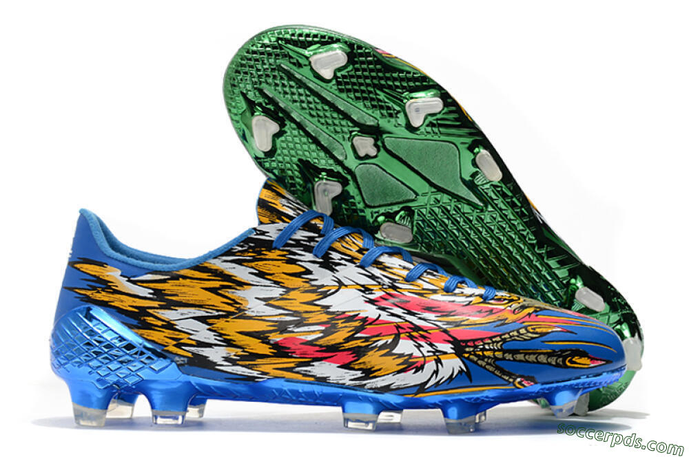 Adidas F50 Adizero Ghosted FG Low-Tops Football Boots - Green/Pink/Yellow 1