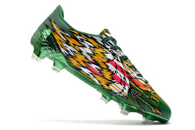 Adidas F50 Adizero Ghosted FG Low-Tops Football Boots - Green/Pink/Yellow