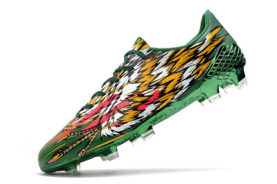 Adidas F50 Adizero Ghosted FG Low-Tops Football Boots - Green/Pink/Yellow