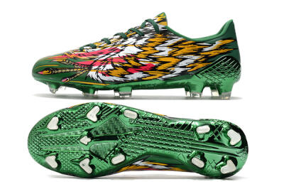Adidas F50 Adizero Ghosted FG Low-Tops Football Boots - Green/Pink/Yellow