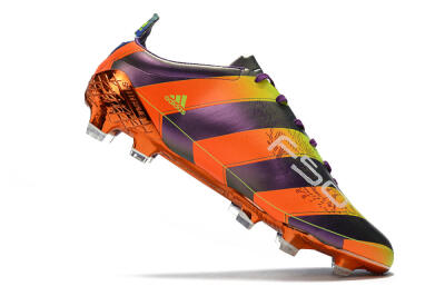 Adidas F50 Adizero Ghosted FG Low-Tops Football Boots - Purple/Blue/Yellow