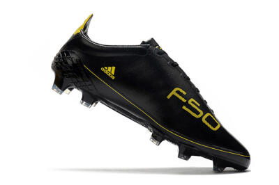 Adidas F50 Adizero Ghosted FG Low-Tops Football Boots - Black/Yellow