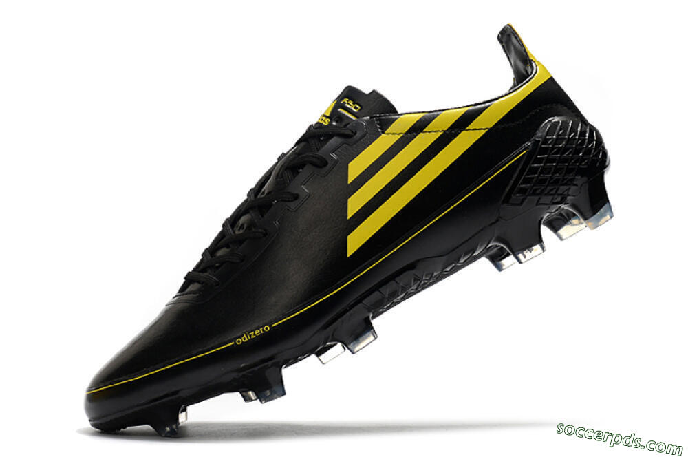 Adidas F50 Adizero Ghosted FG Low-Tops Football Boots - Black/Yellow 5