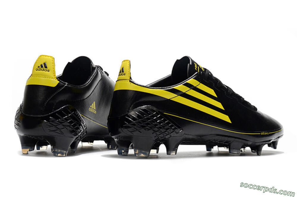 Adidas F50 Adizero Ghosted FG Low-Tops Football Boots - Black/Yellow 6