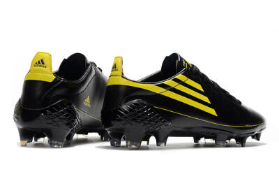 Adidas F50 Adizero Ghosted FG Low-Tops Football Boots - Black/Yellow