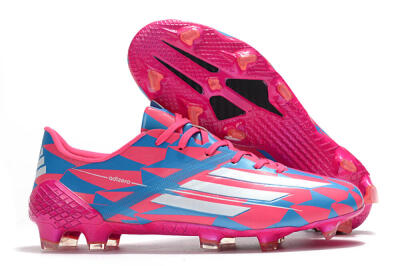 Adidas F50 Adizero Ghosted FG Low-Tops Football Boots - Pink/White/Blue