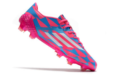 Adidas F50 Adizero Ghosted FG Low-Tops Football Boots - Pink/White/Blue