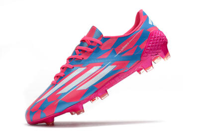 Adidas F50 Adizero Ghosted FG Low-Tops Football Boots - Pink/White/Blue