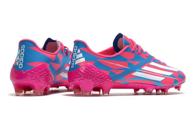 Adidas F50 Adizero Ghosted FG Low-Tops Football Boots - Pink/White/Blue
