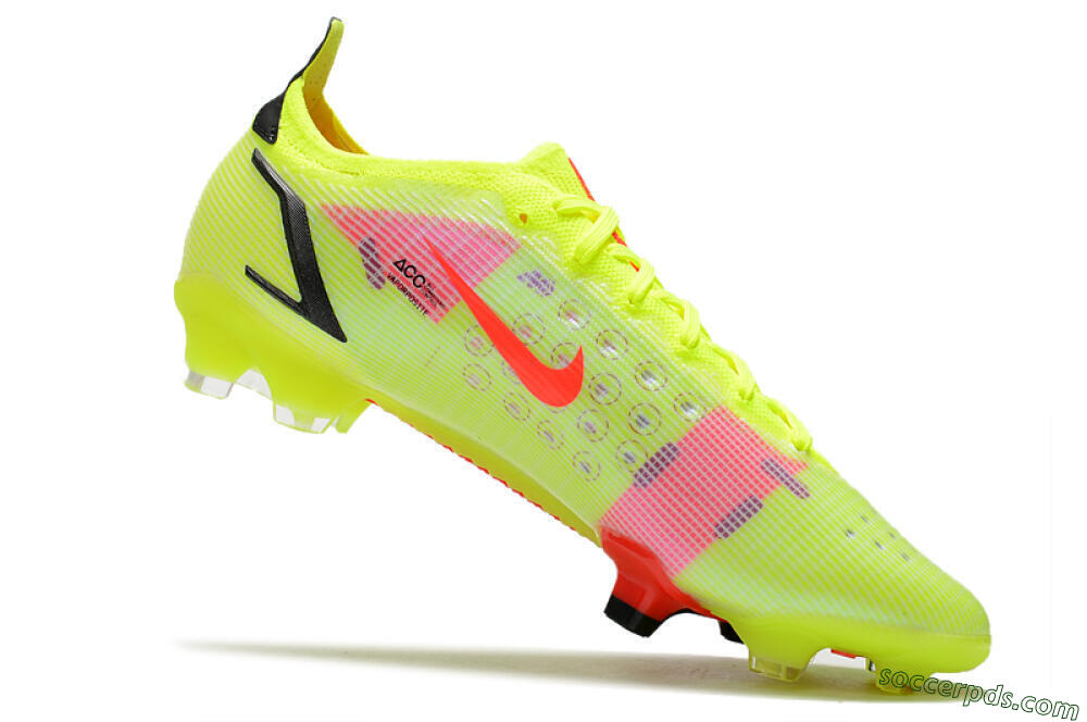 Nike Mercurial Vapor 14 Elite FG Low-Tops Football Boots - Yellow/Red/Black 4