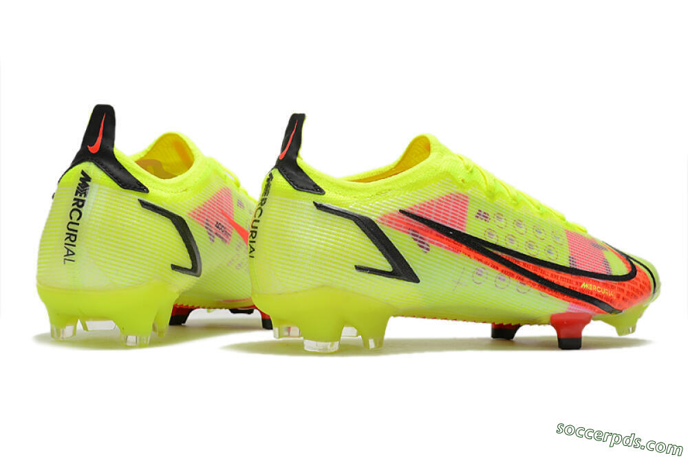 Nike Mercurial Vapor 14 Elite FG Low-Tops Football Boots - Yellow/Red/Black 6