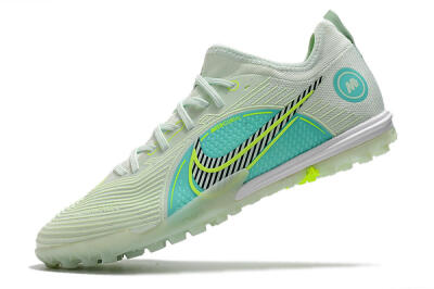 Nike Mercurial Vapor 14 Pro TF Low-Tops Football Shoes - Yellow/Black/Jade