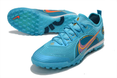 Nike Mercurial Vapor 14 Pro TF Low-Tops Football Shoes - Jade/Yellow/Red