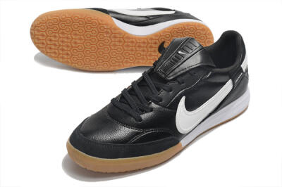 Nike The Premier 3 IC Low-Tops Football Shoes - Black/White/Brown