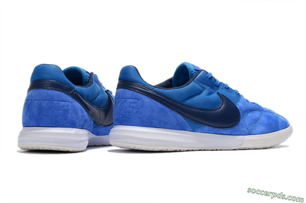Nike Premier 2 Sala IC Low-Tops Football Shoes - Blue/White 6