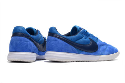 Nike Premier 2 Sala IC Low-Tops Football Shoes - Blue/White
