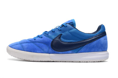 Nike Premier 2 Sala IC Low-Tops Football Shoes - Blue/White