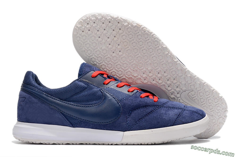Nike Premier 2 Sala IC Low-Tops Football Shoes - Blue/Red/White 1