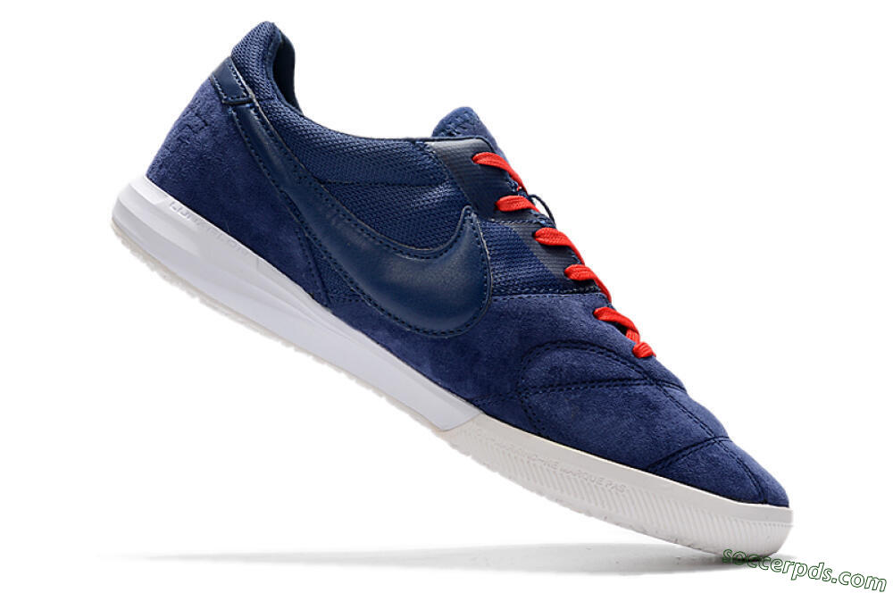 Nike Premier 2 Sala IC Low-Tops Football Shoes - Blue/Red/White 4