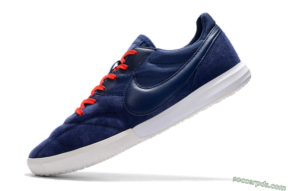 Nike Premier 2 Sala IC Low-Tops Football Shoes - Blue/Red/White 5