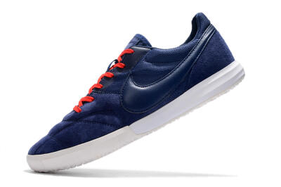 Nike Premier 2 Sala IC Low-Tops Football Shoes - Blue/Red/White