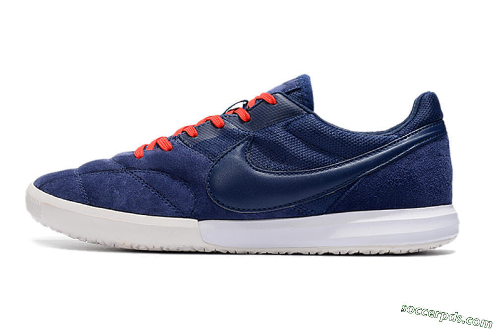 Nike Premier 2 Sala IC Low-Tops Football Shoes - Blue/Red/White 2