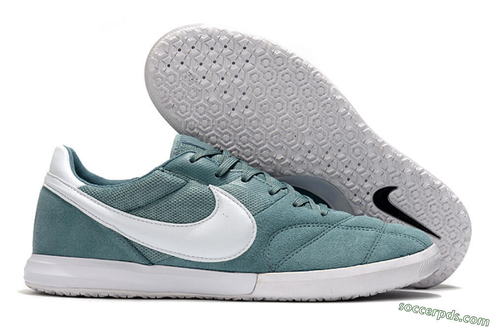 Nike Premier 2 Sala IC Low-Tops Football Shoes - Blue/White/Black 1