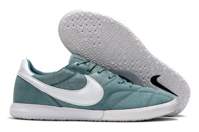Nike Premier 2 Sala IC Low-Tops Football Shoes - Blue/White/Black