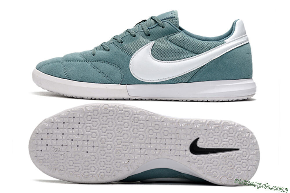 Nike Premier 2 Sala IC Low-Tops Football Shoes - Blue/White/Black 0