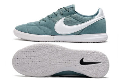 Nike Premier 2 Sala IC Low-Tops Football Shoes - Blue/White/Black