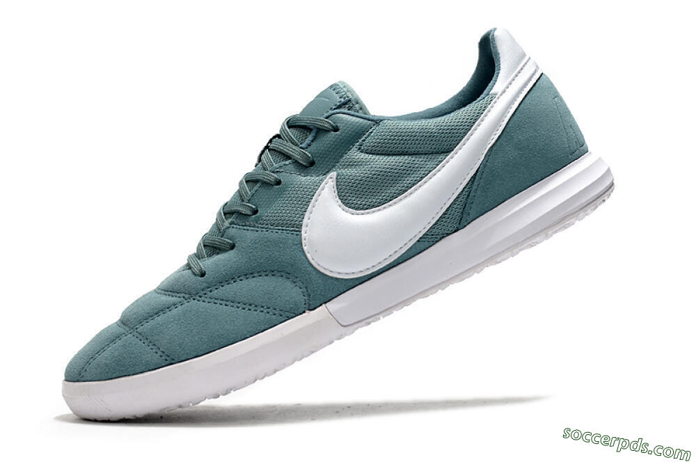 Nike Premier 2 Sala IC Low-Tops Football Shoes - Blue/White/Black 5