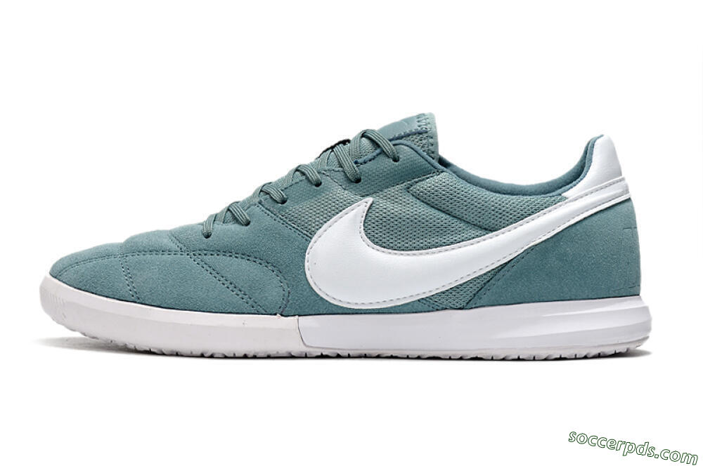 Nike Premier 2 Sala IC Low-Tops Football Shoes - Blue/White/Black 2