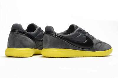 Nike Premier 2 Sala IC Low-Tops Football Shoes - Grey/Black/Yellow