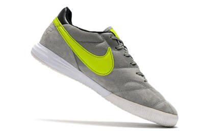 Nike Premier 2 Sala IC Low-Tops Football Shoes - Grey/Yellow/Black