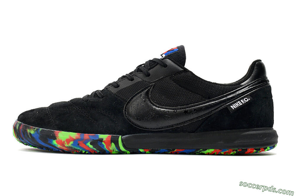 Nike Premier 2 Sala IC Low-Tops Football Shoes - Black/Red/Green/Blue 2