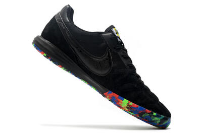Nike Premier 2 Sala IC Low-Tops Football Shoes - Black/Red/Green/Blue