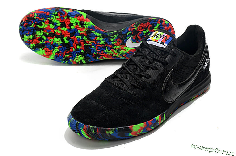 Nike Premier 2 Sala IC Low-Tops Football Shoes - Black/Red/Green/Blue 3