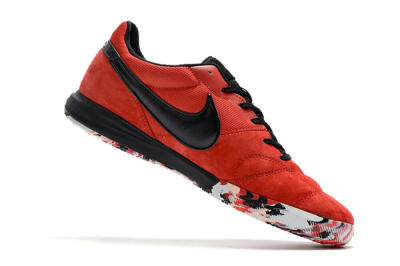Nike Premier 2 Sala IC Low-Tops Football Shoes - Red/Black/White