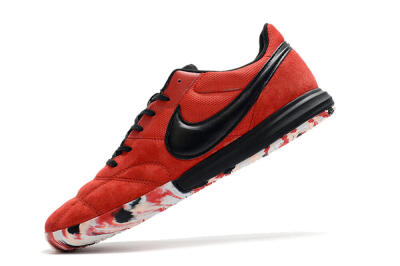 Nike Premier 2 Sala IC Low-Tops Football Shoes - Red/Black/White