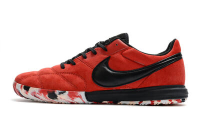 Nike Premier 2 Sala IC Low-Tops Football Shoes - Red/Black/White