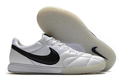 Nike Premier 2 Sala IC Low-Tops Football Shoes - White/Black